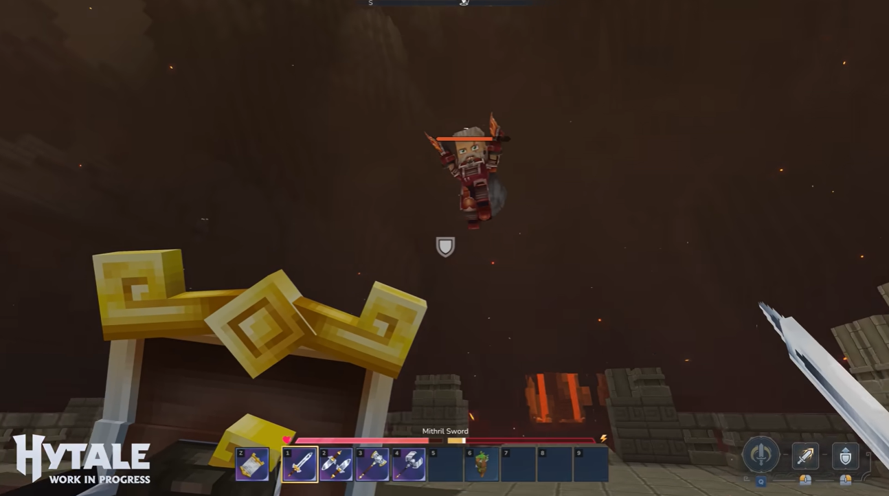 Hytale PvP Sneak Peek Air Combat with daggers